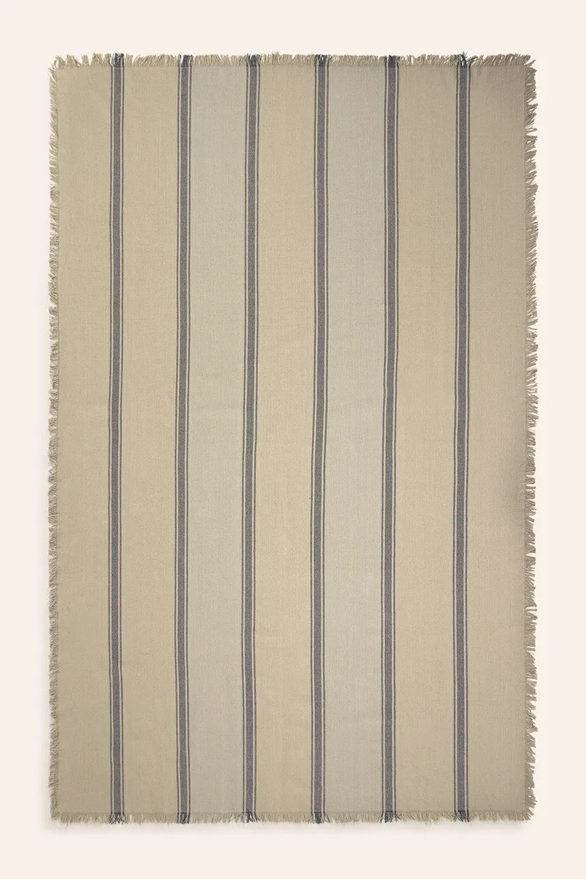 Βαμβακερό τραπεζομάντιλο Calma House Begur 160 x 200 cm χρώμα: μπλε φωτογραφία