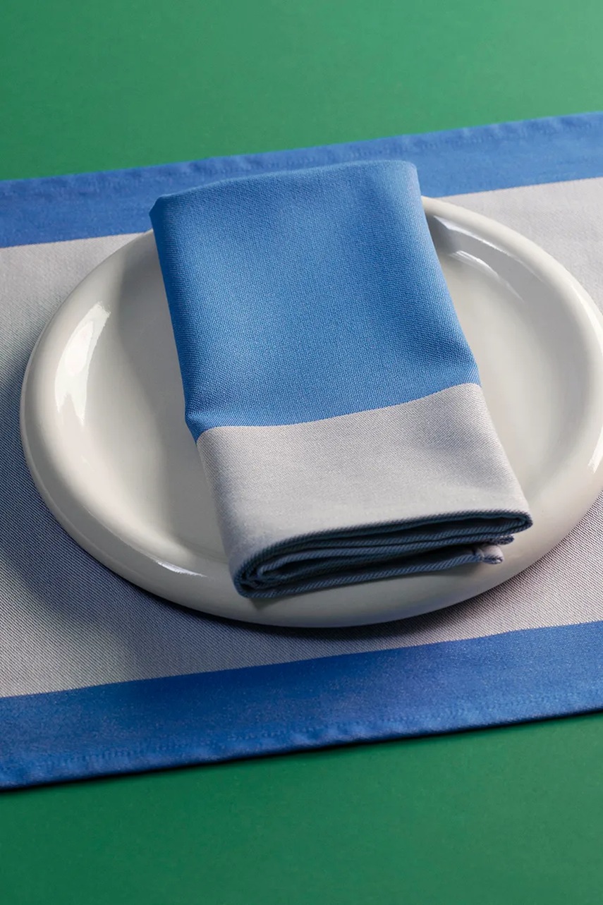 Σουπλά HAY Ram 43 x 31 cm χρώμα: μπλε φωτογραφία