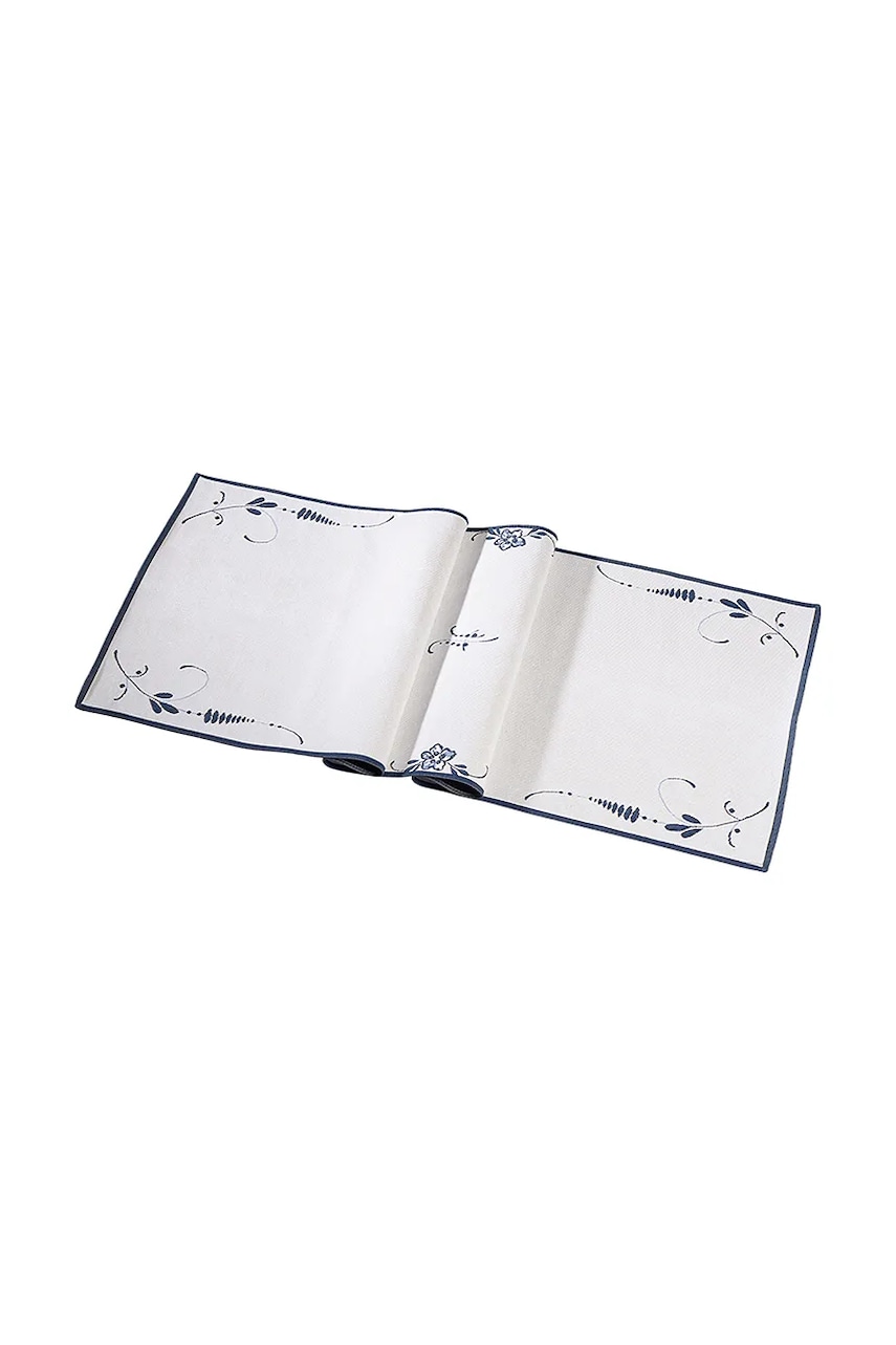 Villeroy & Boch alergător de bumbac Vieux Luxembourg 143 x 49 cm culoarea alb