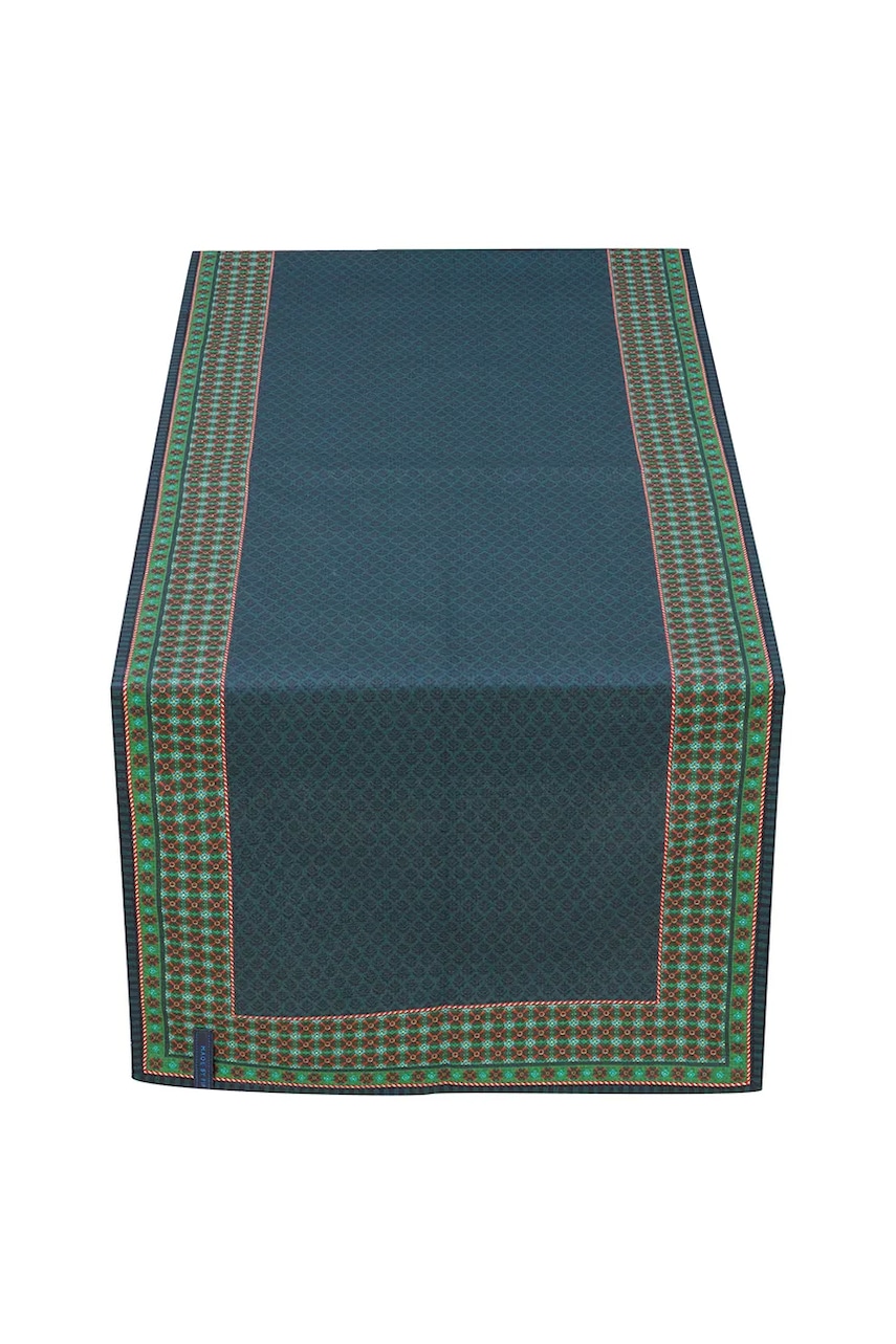 Pip Studio alergător de bumbac Berry Blues 50 x 150 cm
