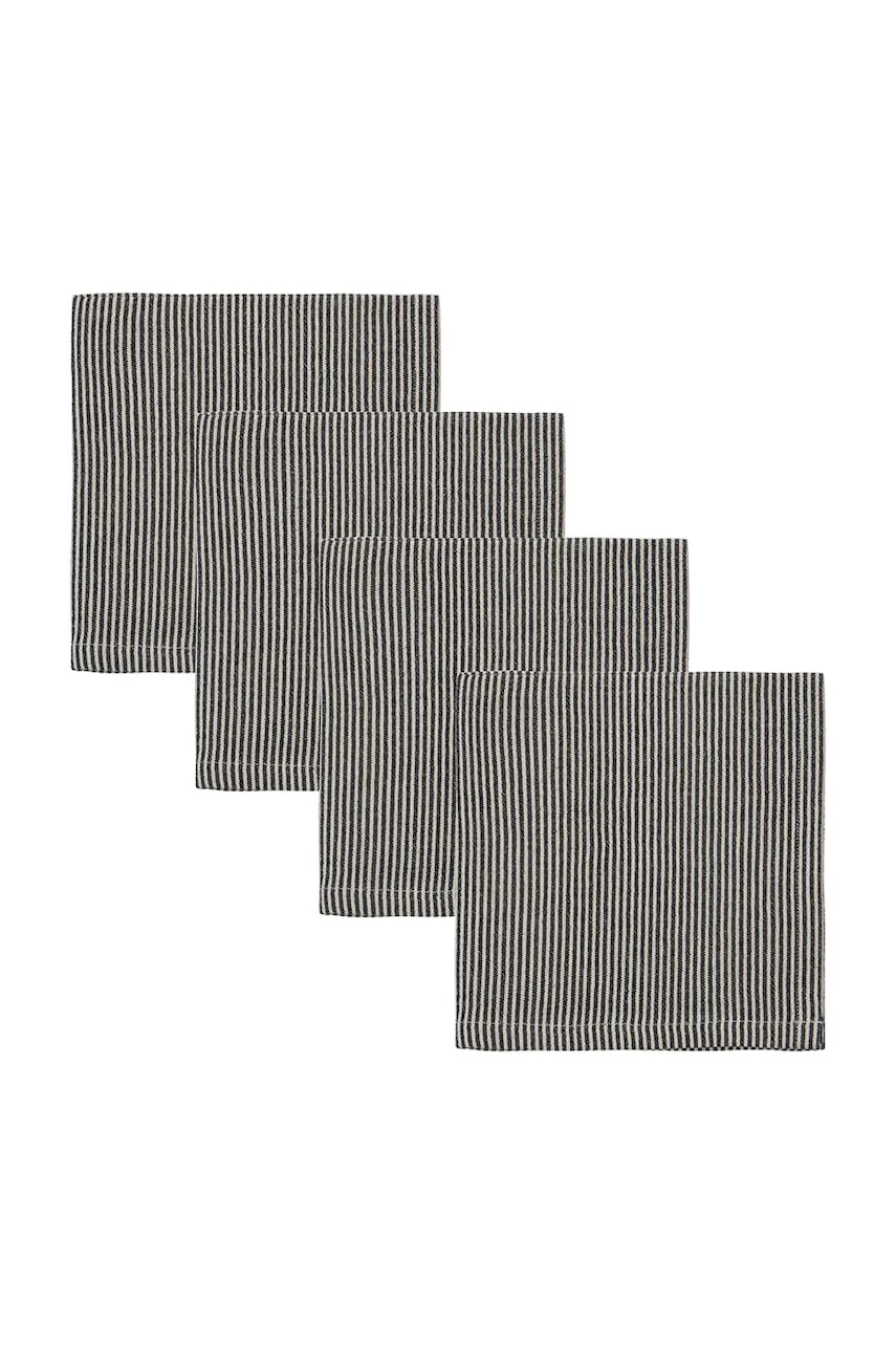 House Doctor set de servetele de bumbac HDBlock 40 x 40 cm 4-pack