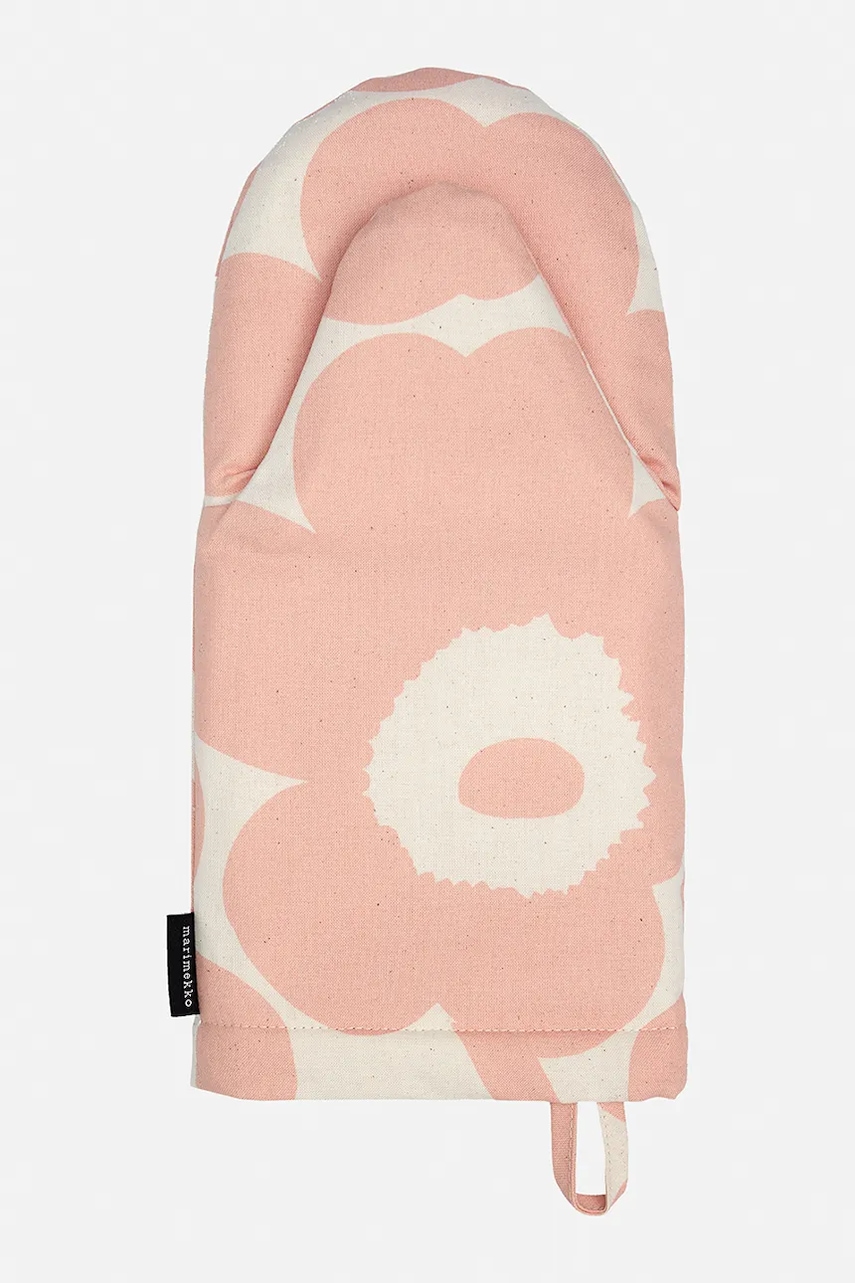 Marimekko Γάντια κουζίνας βαμβακερά 31,5 x 15 cm 075098.122 ροζ ONE SIZE