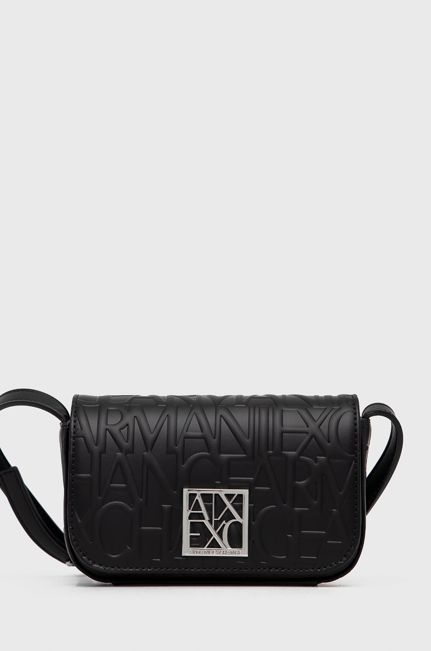 

Чанта Armani Exchange в черно, Черен