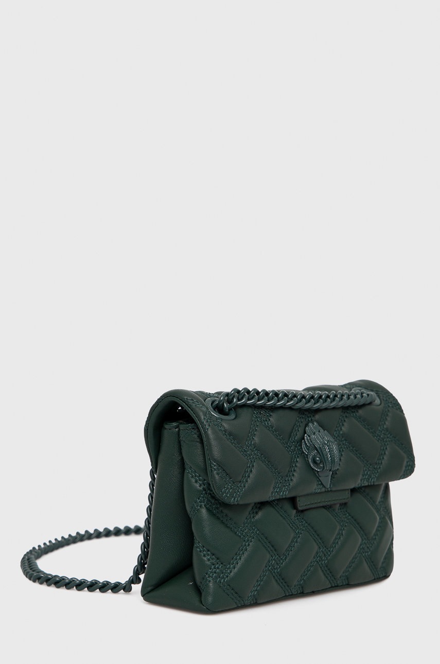

Шкіряна сумочка Kurt Geiger London колір зелений