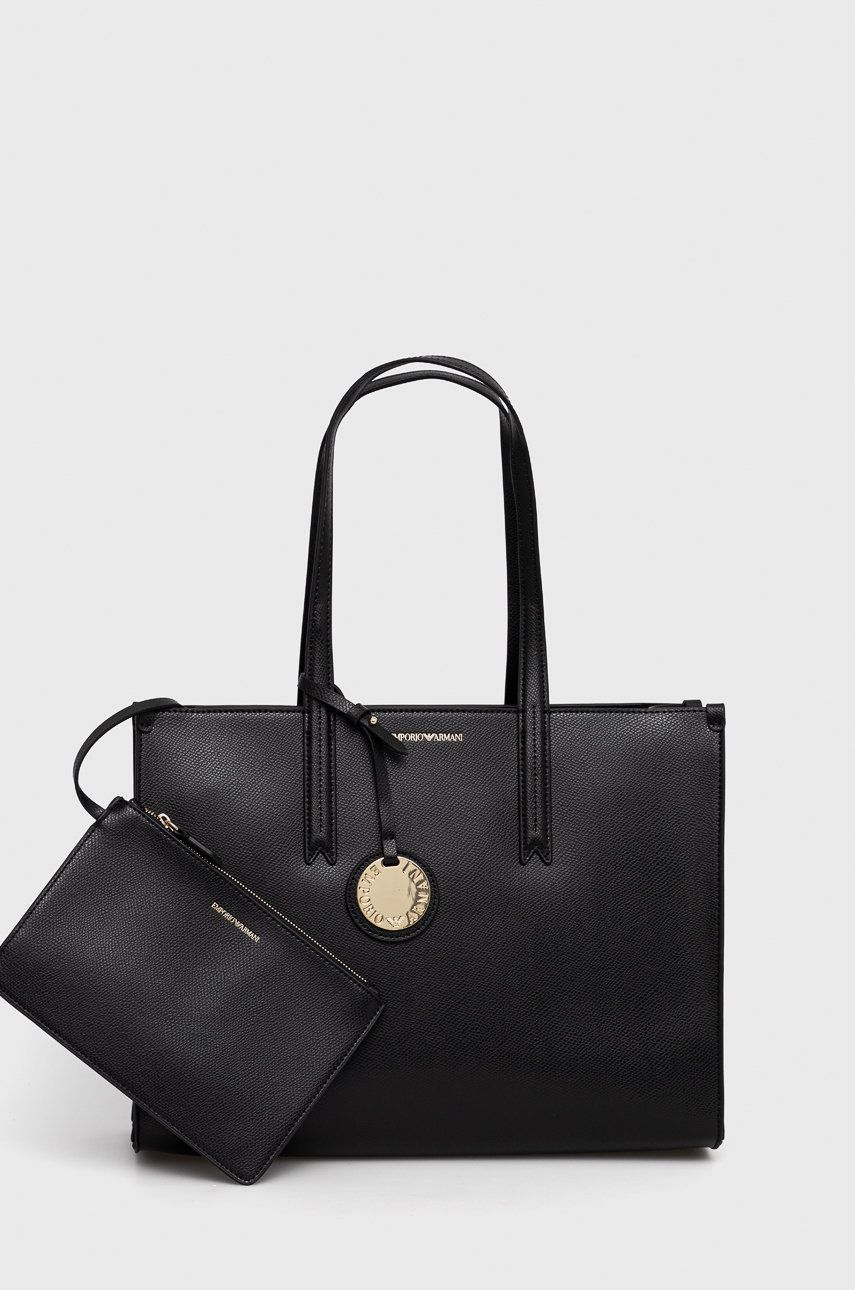 Emporio Armani poseta culoarea negru - Shoppu.ro