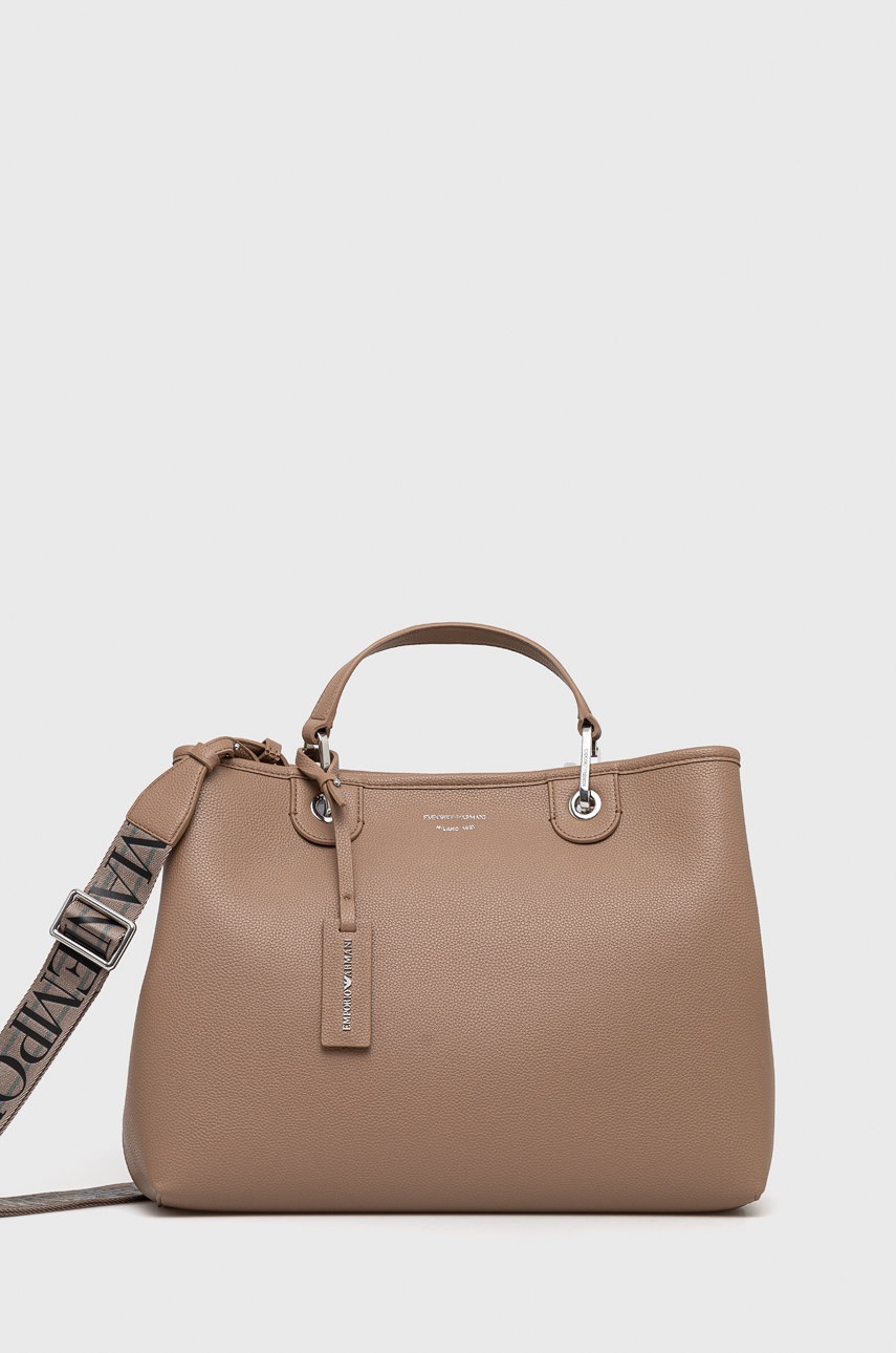

Чанта Emporio Armani в кафяво, Кафяв