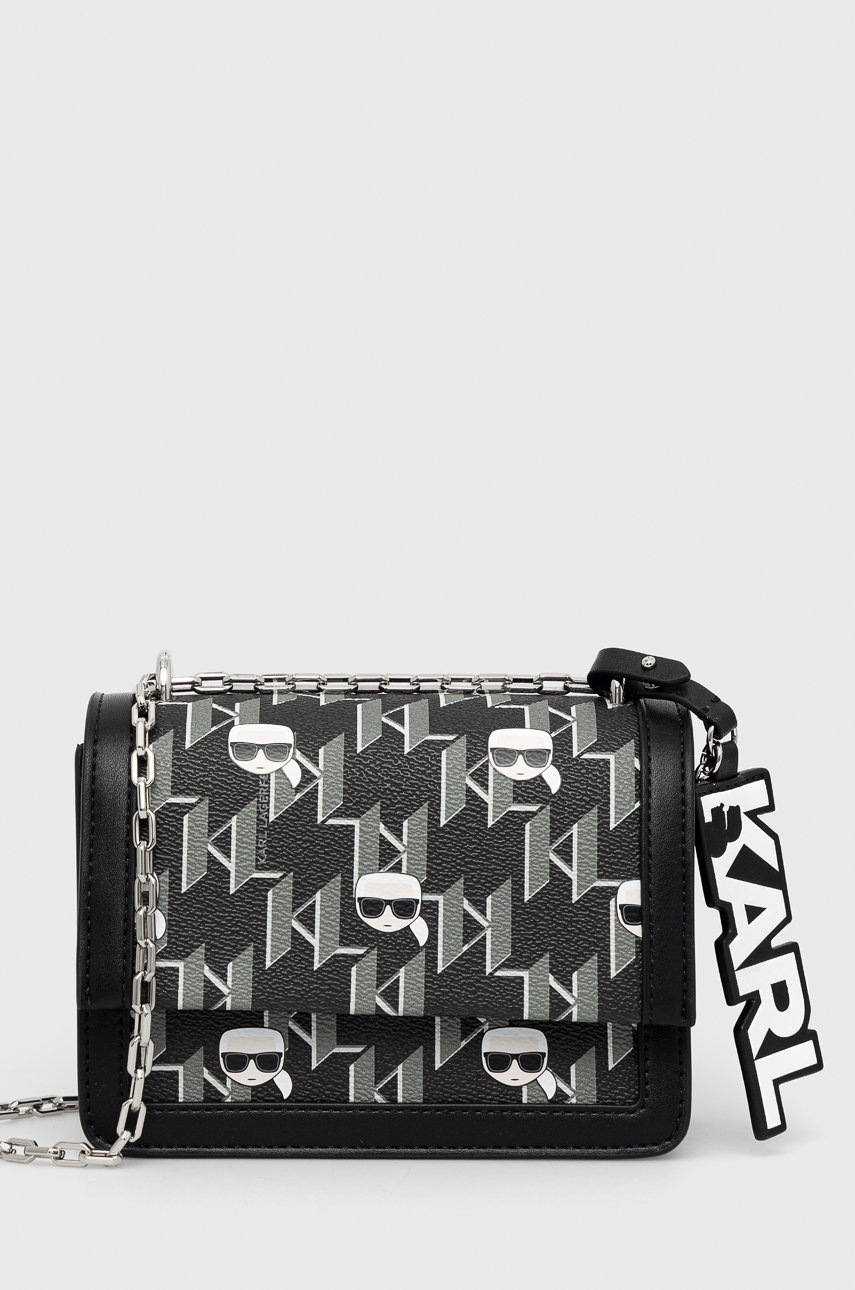 

Чанта Karl Lagerfeld в черно, Черен