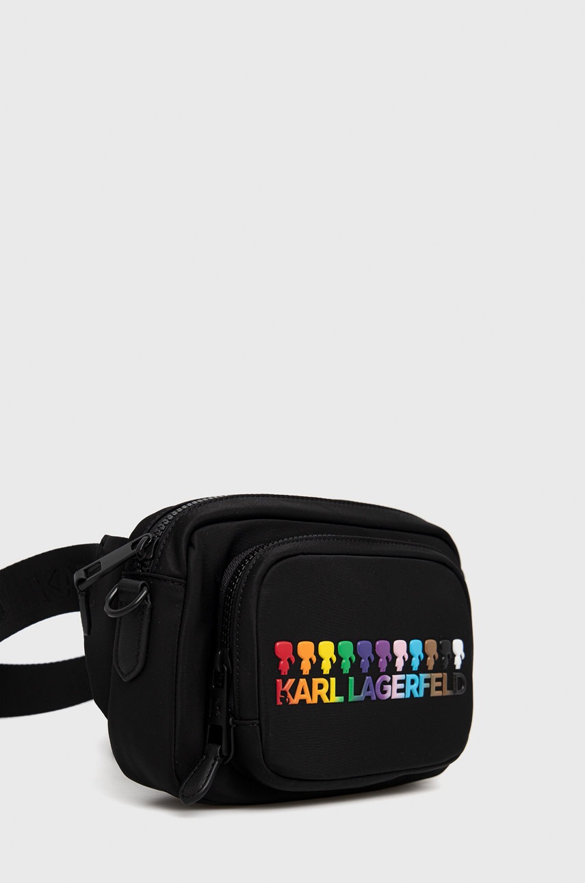 

Сумка на пояс Karl Lagerfeld колір чорний