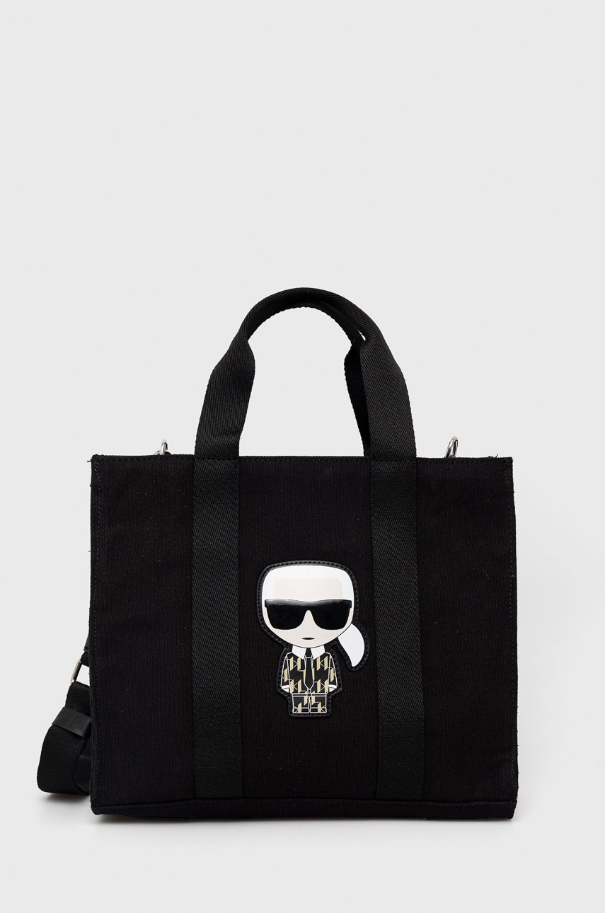 

Чанта Karl Lagerfeld в черно, Черен
