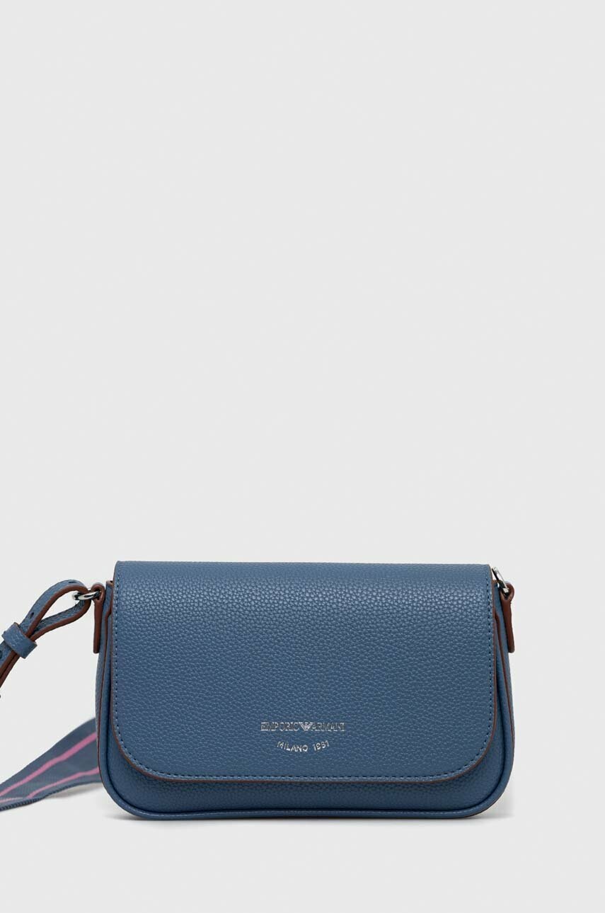 

Чанта Emporio Armani в синьо, Син