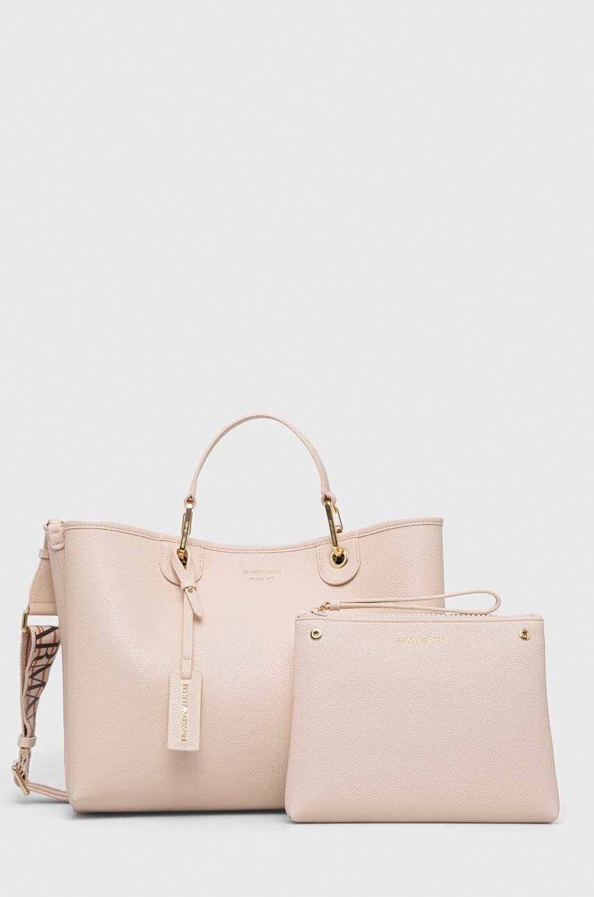 

Сумочка Emporio Armani колір бежевий