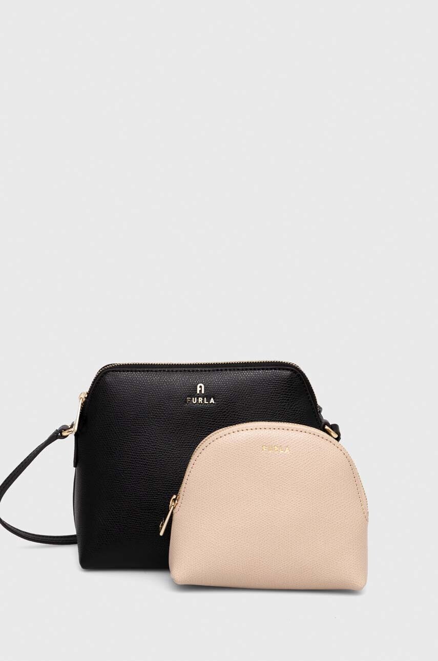 

Шкіряна сумочка Furla колір чорний