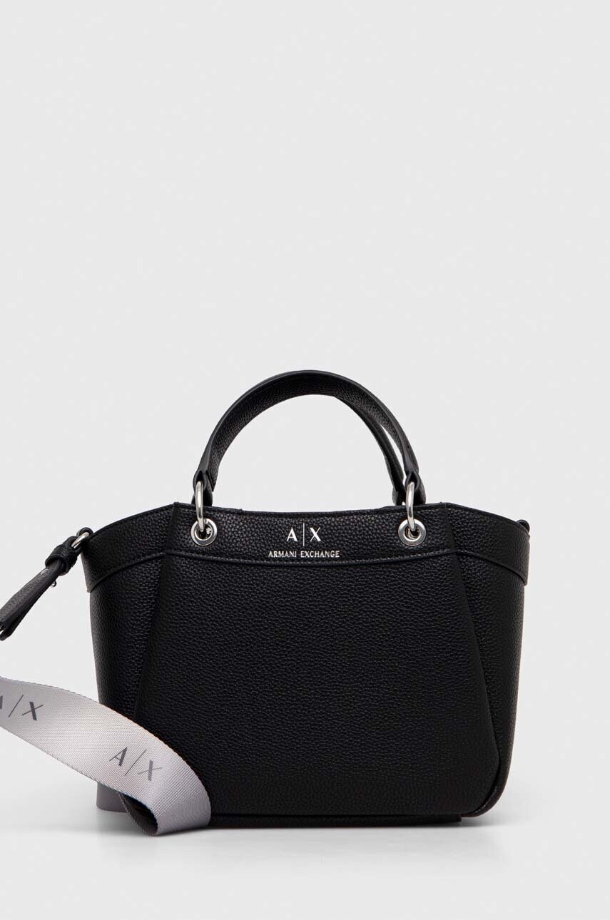 Armani Exchange Poseta Culoarea Negru