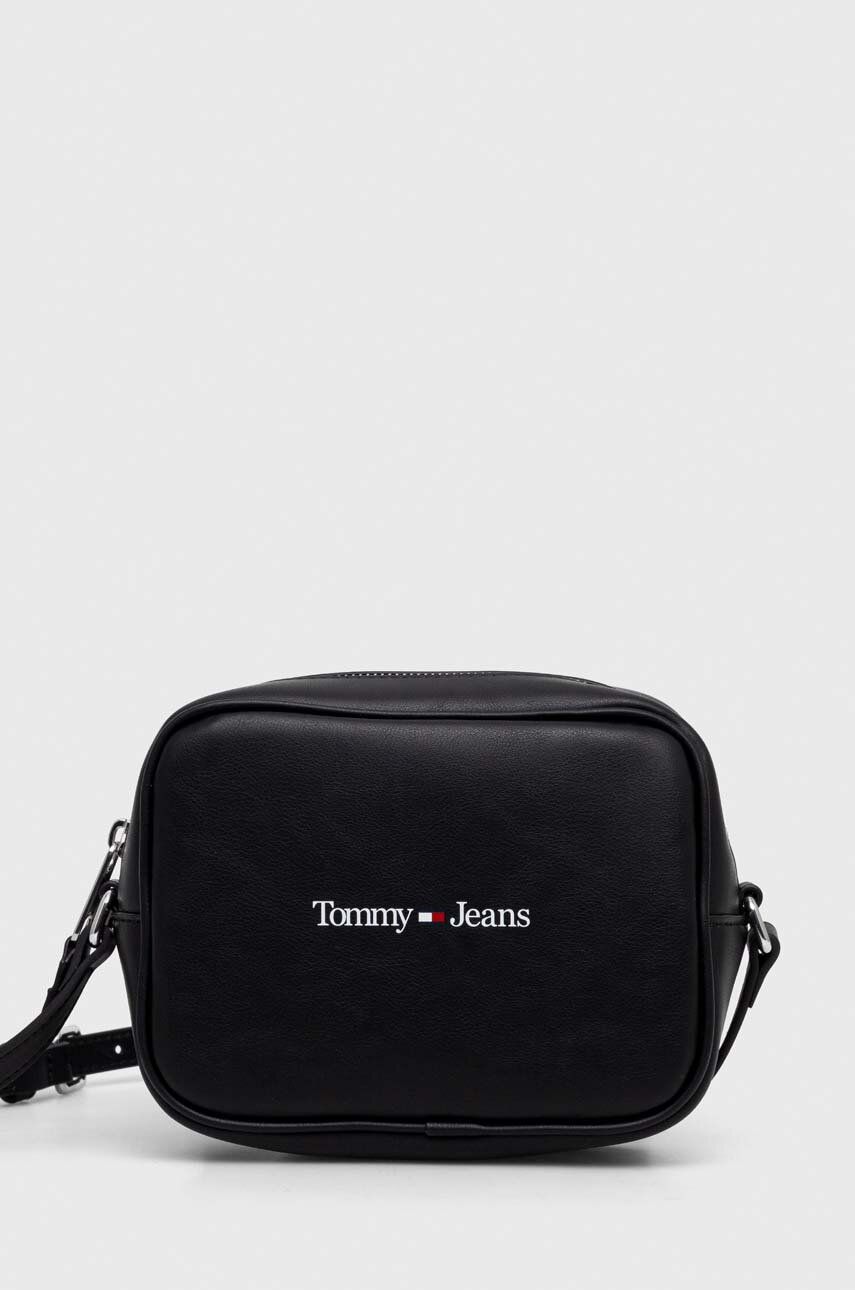 Kabelka Tommy Jeans černá barva, AW0AW15029