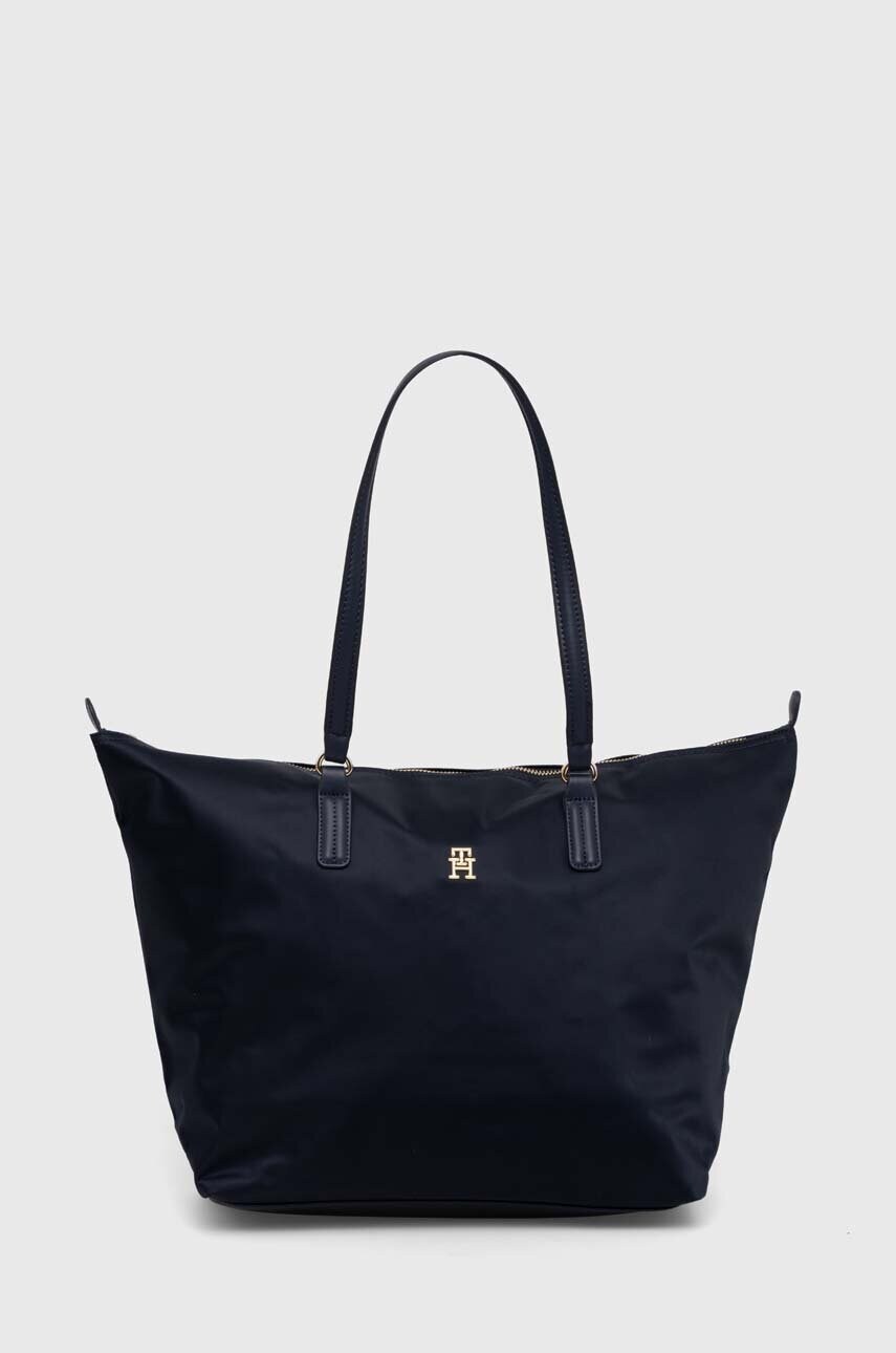 Levně Kabelka Tommy Hilfiger černá barva, AW0AW15639