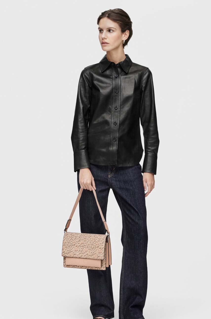 Τσάντα Tous Audree Kaos Mini Evolution χρώμα: μπεζ φωτογραφία