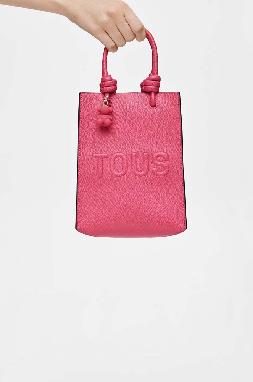 Τσάντα Tous La Rue New Pop χρώμα: ροζ φωτογραφία