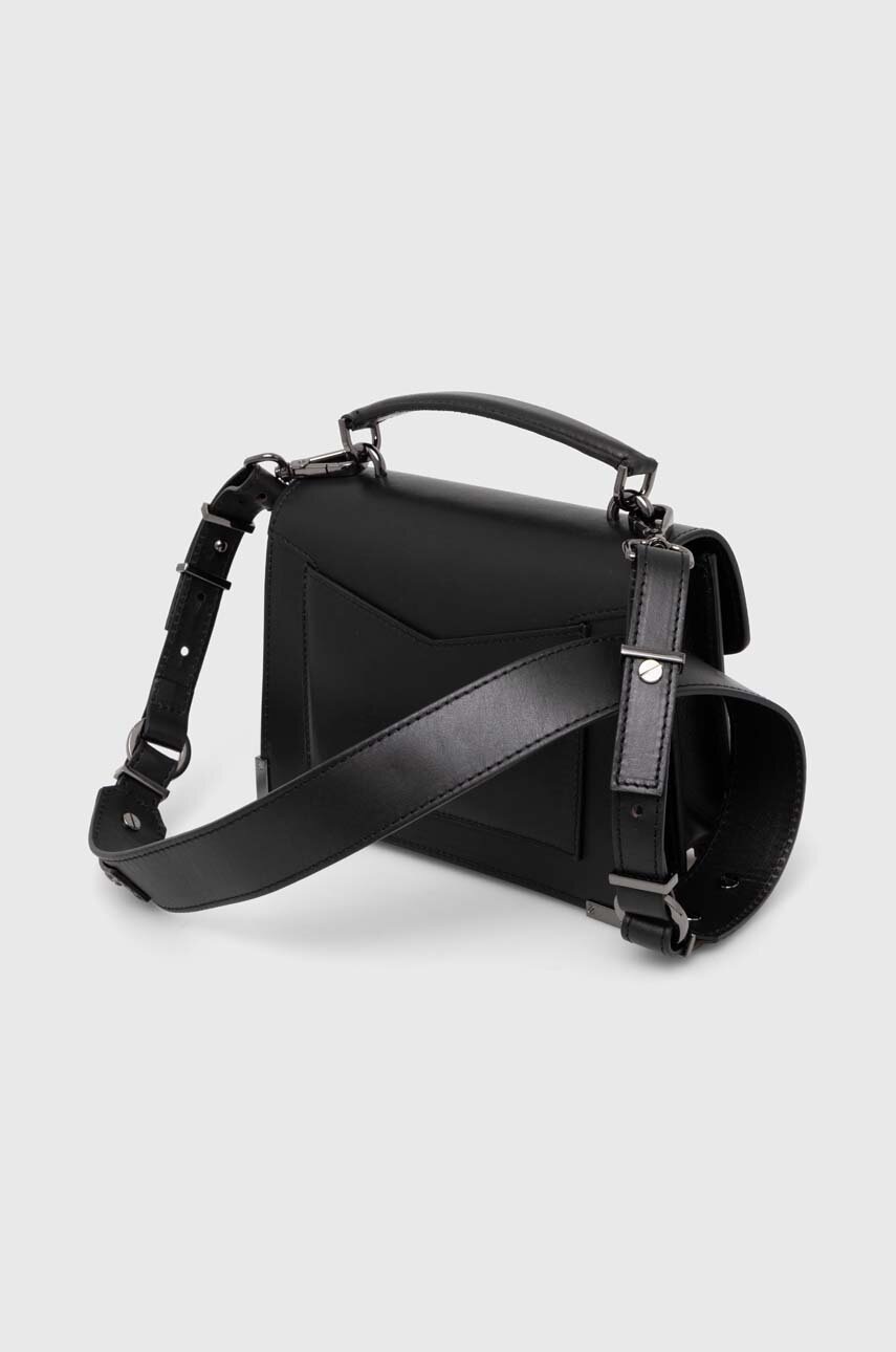 Шкіряна сумочка The Kooples колір чорний 