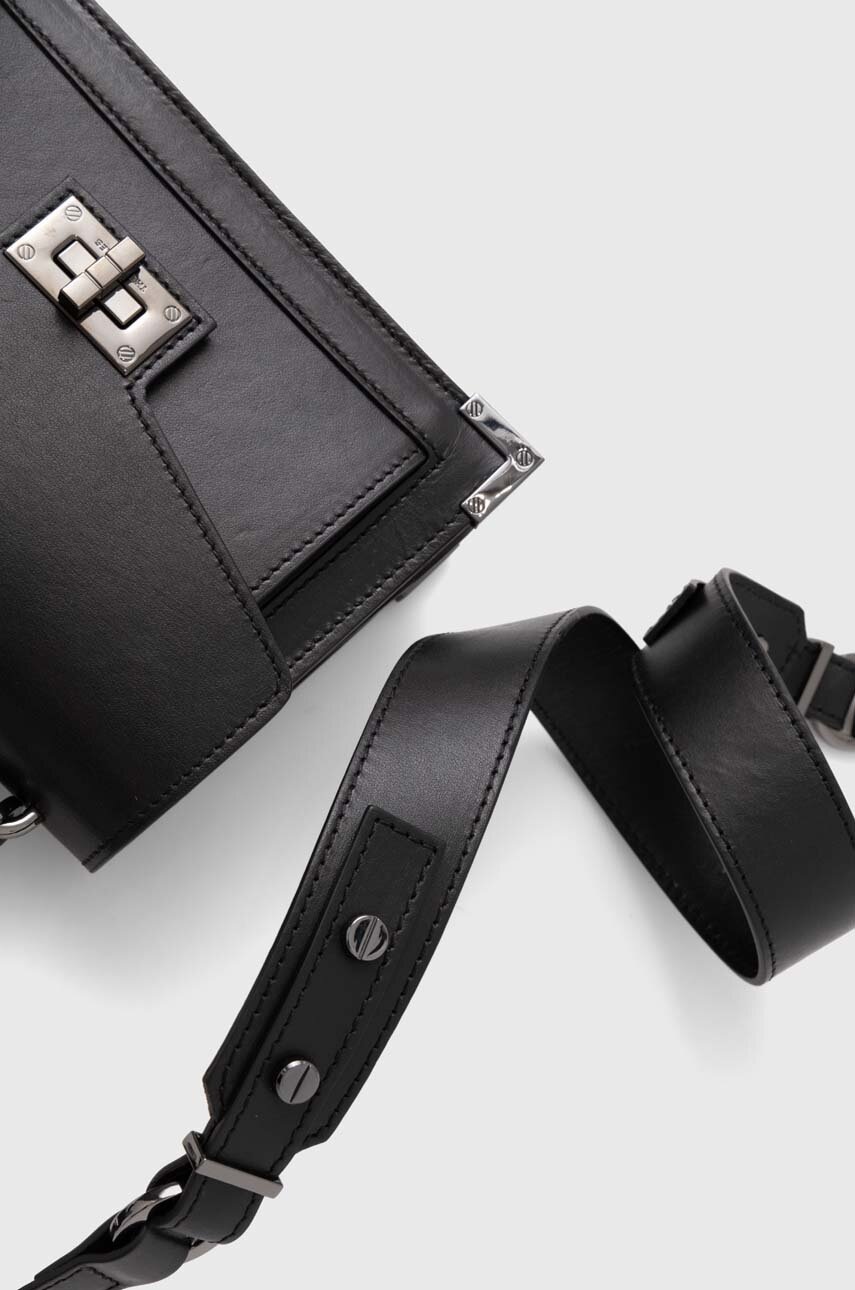 Шкіряна сумочка The Kooples колір чорний 