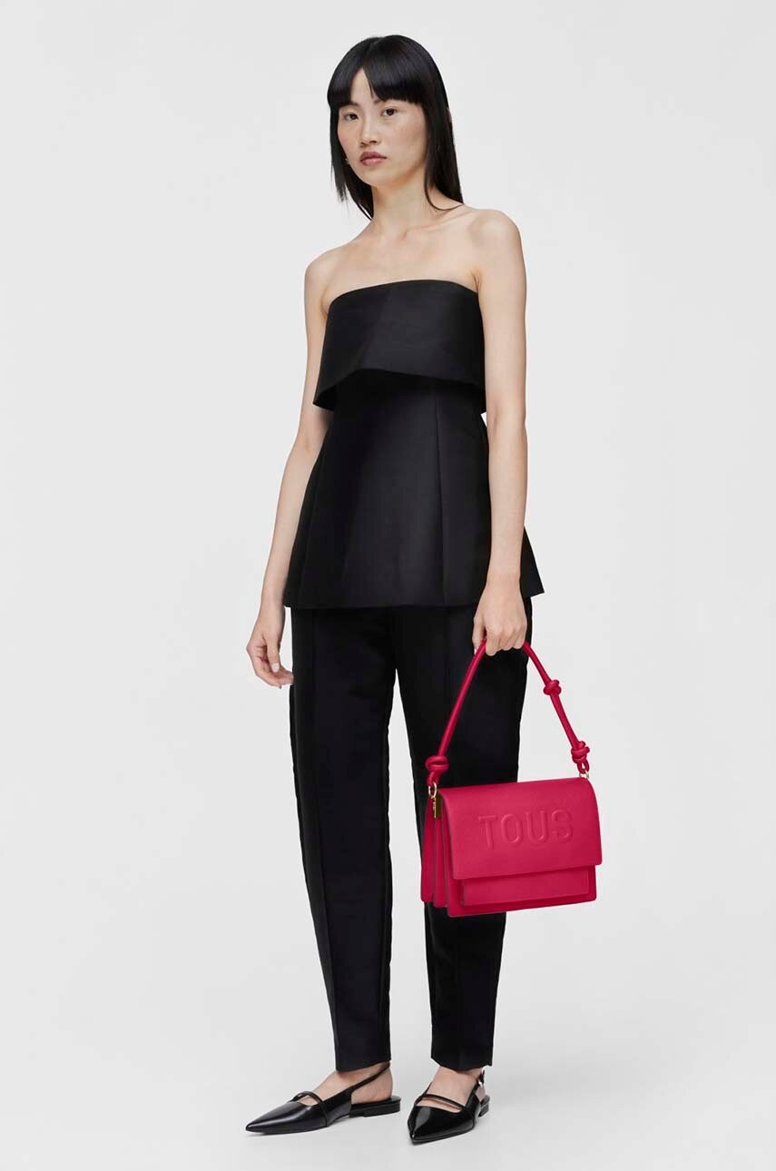 Τσάντα Tous La Rue New Audree χρώμα: ροζ φωτογραφία