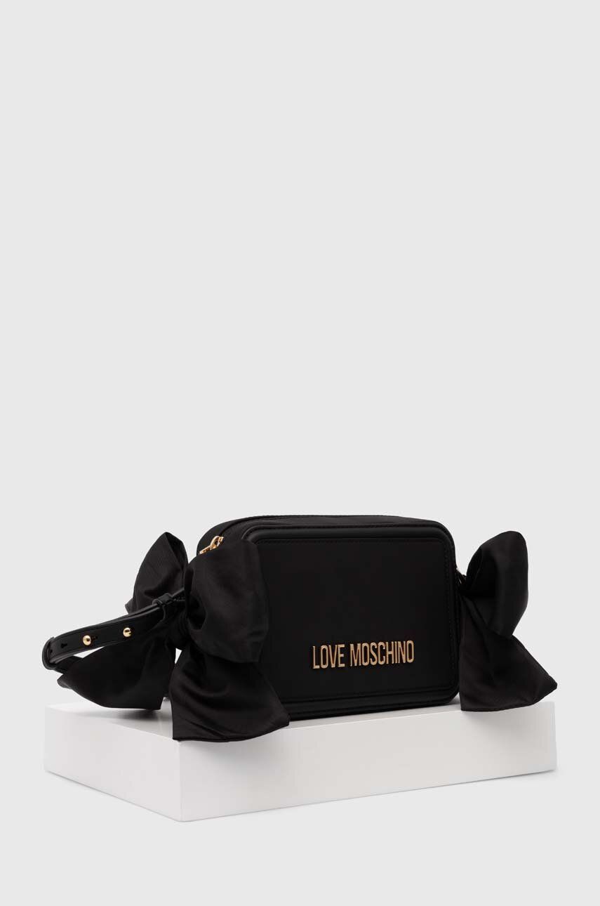 Love Moschino poseta culoarea negru - Shoppu.ro
