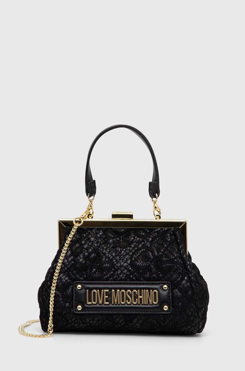 Τσάντα Love Moschino χρώμα: μαύρο