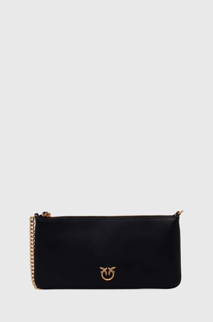 

Кожена чанта Pinko в черно 102747 A0F1, Черен