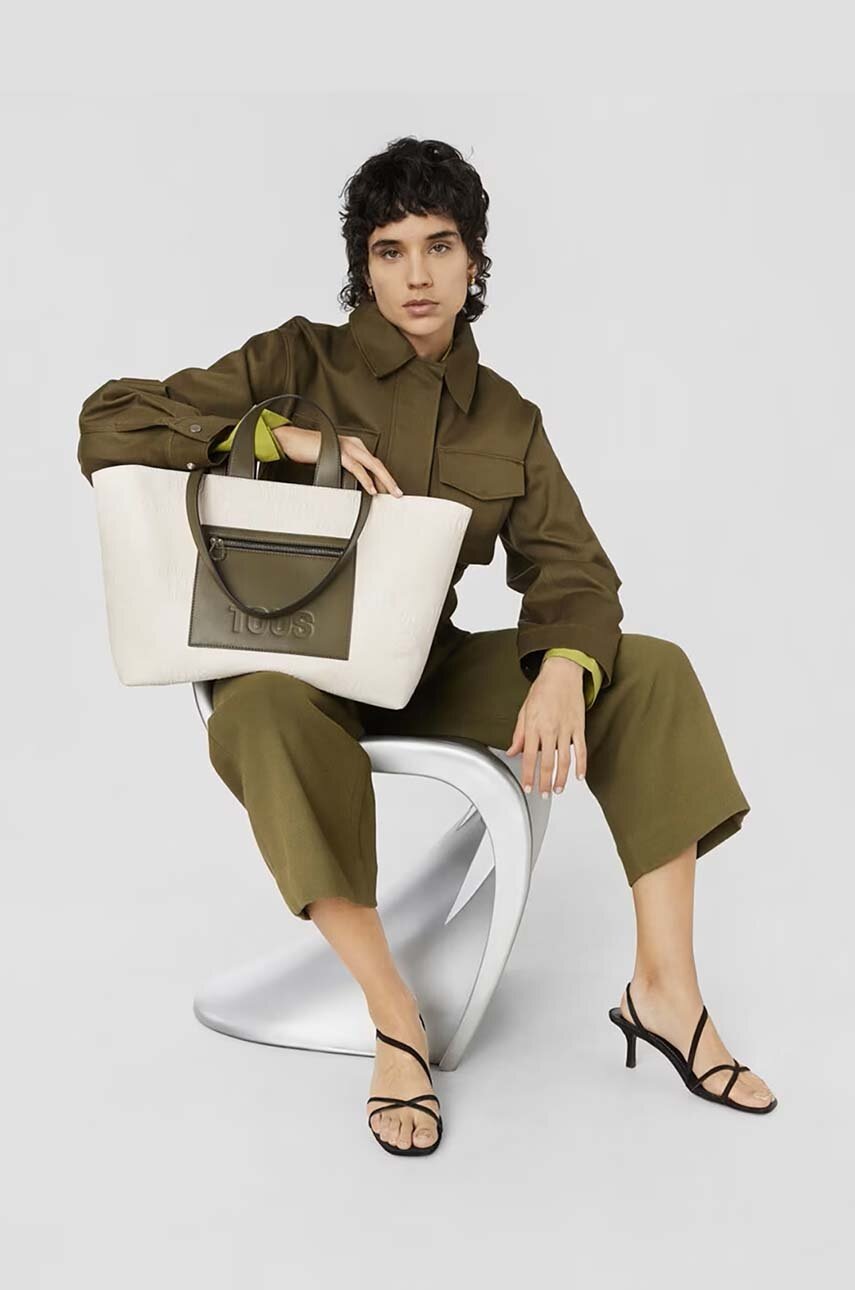 Τσάντα Tous χρώμα: μπεζ, 2002043601 φωτογραφία