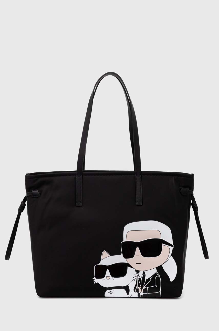 

Чанта Karl Lagerfeld в черно 245W3059, Черен