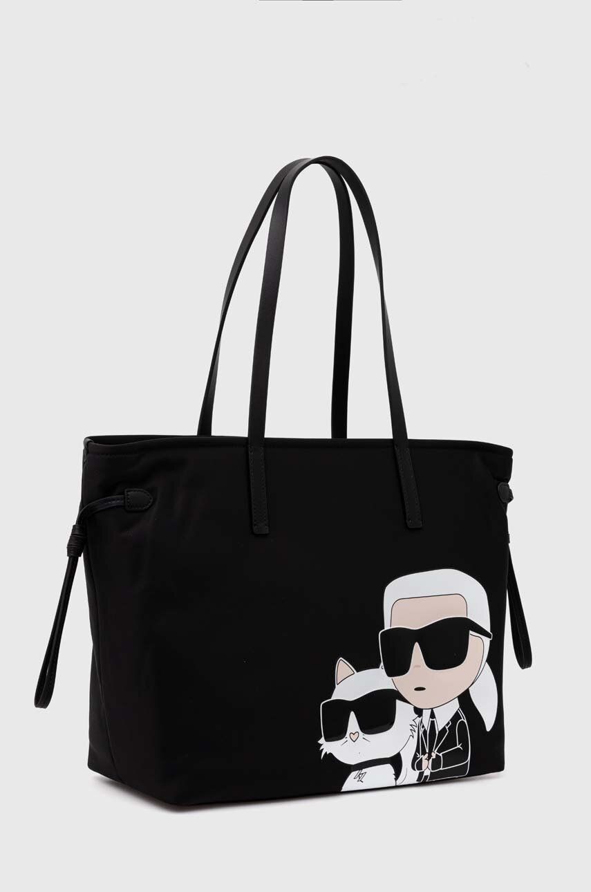 Torba Karl Lagerfeld Boja: Crna, 245W3059