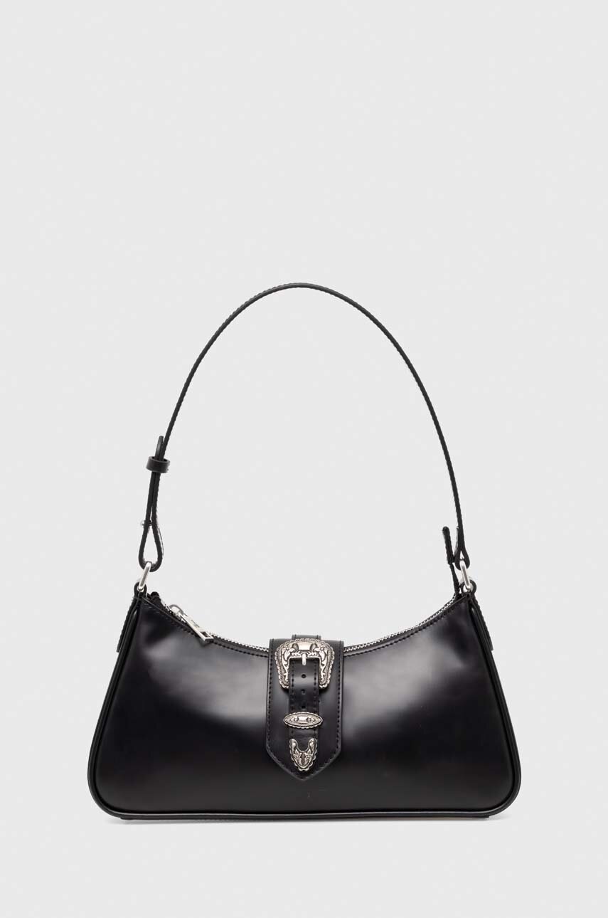 

Кожена чанта The Kooples в черно AFSA27005K, Черен