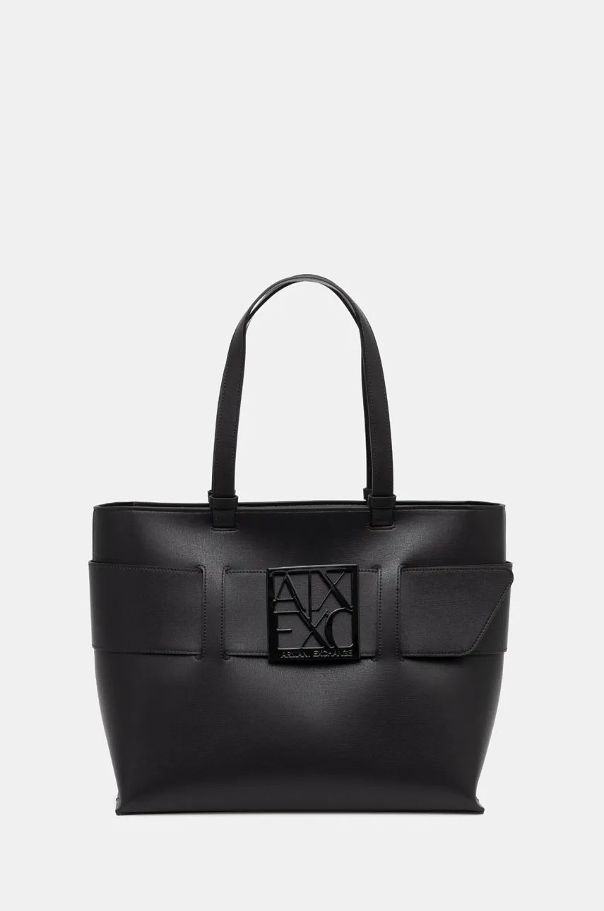 Armani Exchange poseta culoarea negru, 949138 0A874