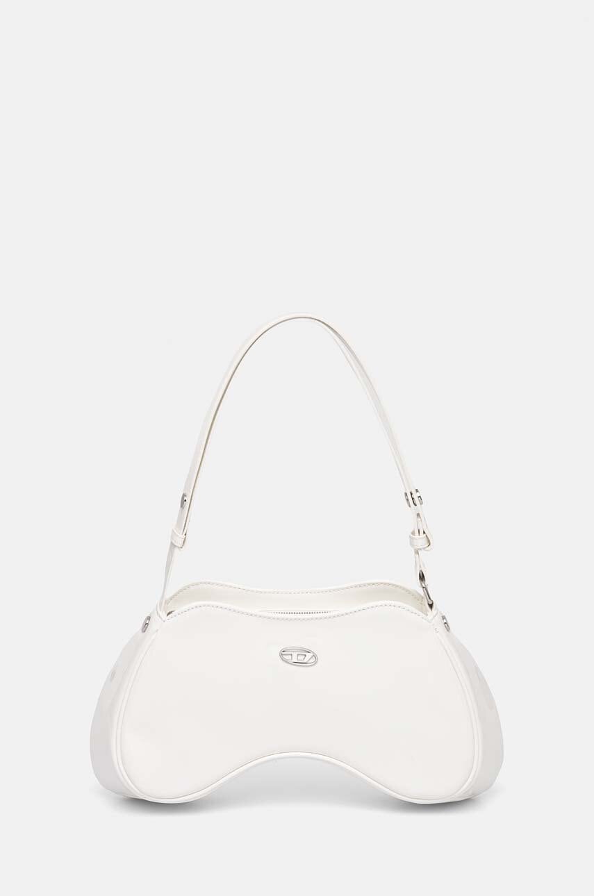Diesel poseta PLAY SHOULDER culoarea alb, X09100.P6255