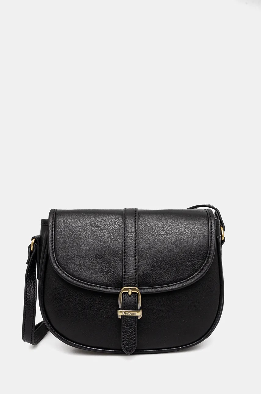 

Кожена чанта Barbour в черно LBA0388, Черен