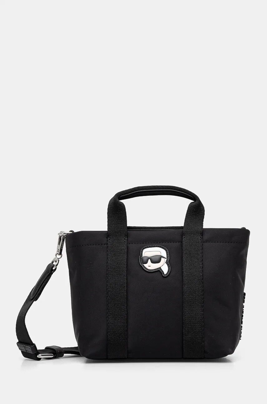 Levně Kabelka Karl Lagerfeld černá barva, 246W3065