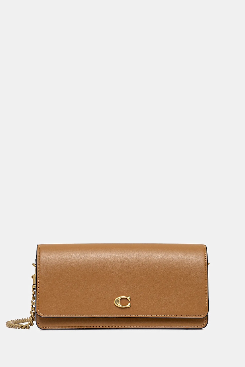 Coach poseta culoarea maro, CW586