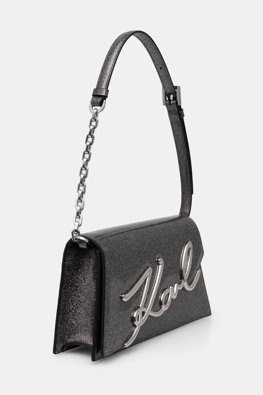 Сумочка Karl Lagerfeld цвет серебрянный A1W30150 Сумочка Karl Lagerfeld цвет серебрянный A1W30150