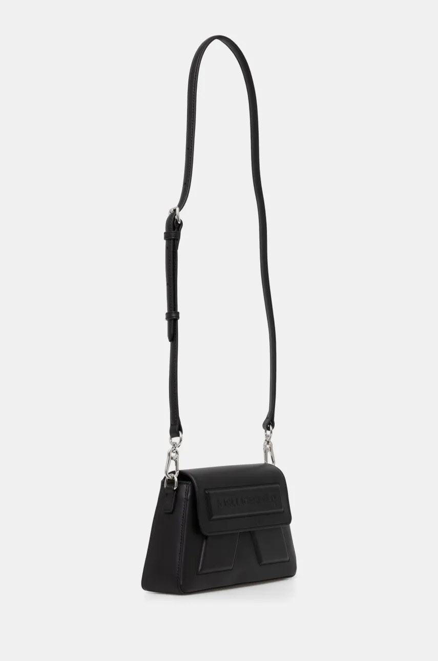Кожаная сумочка Karl Lagerfeld цвет чёрный A1W30155 Кожаная сумочка Karl Lagerfeld цвет чёрный A1W30155