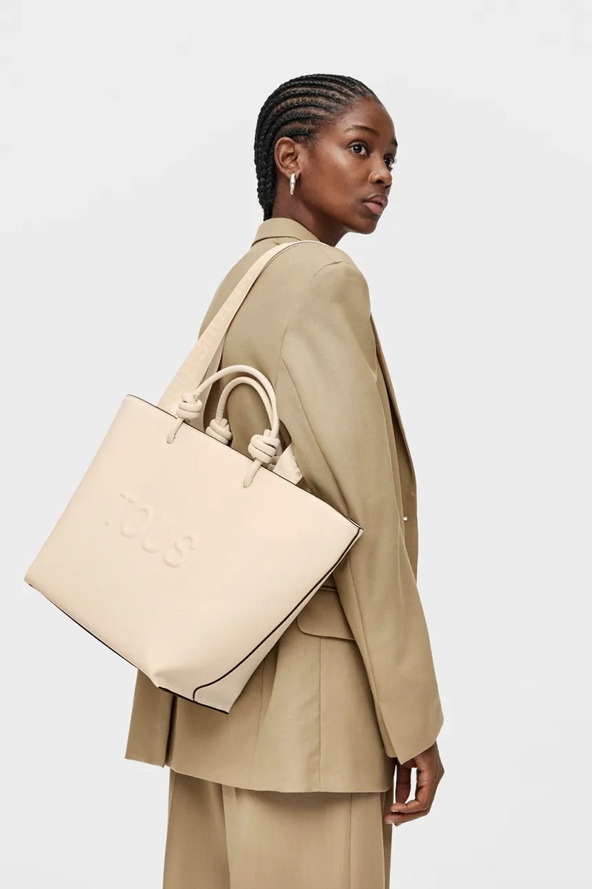 Τσάντα Tous LA RUE NEW χρώμα: μπεζ, 2001935601 φωτογραφία