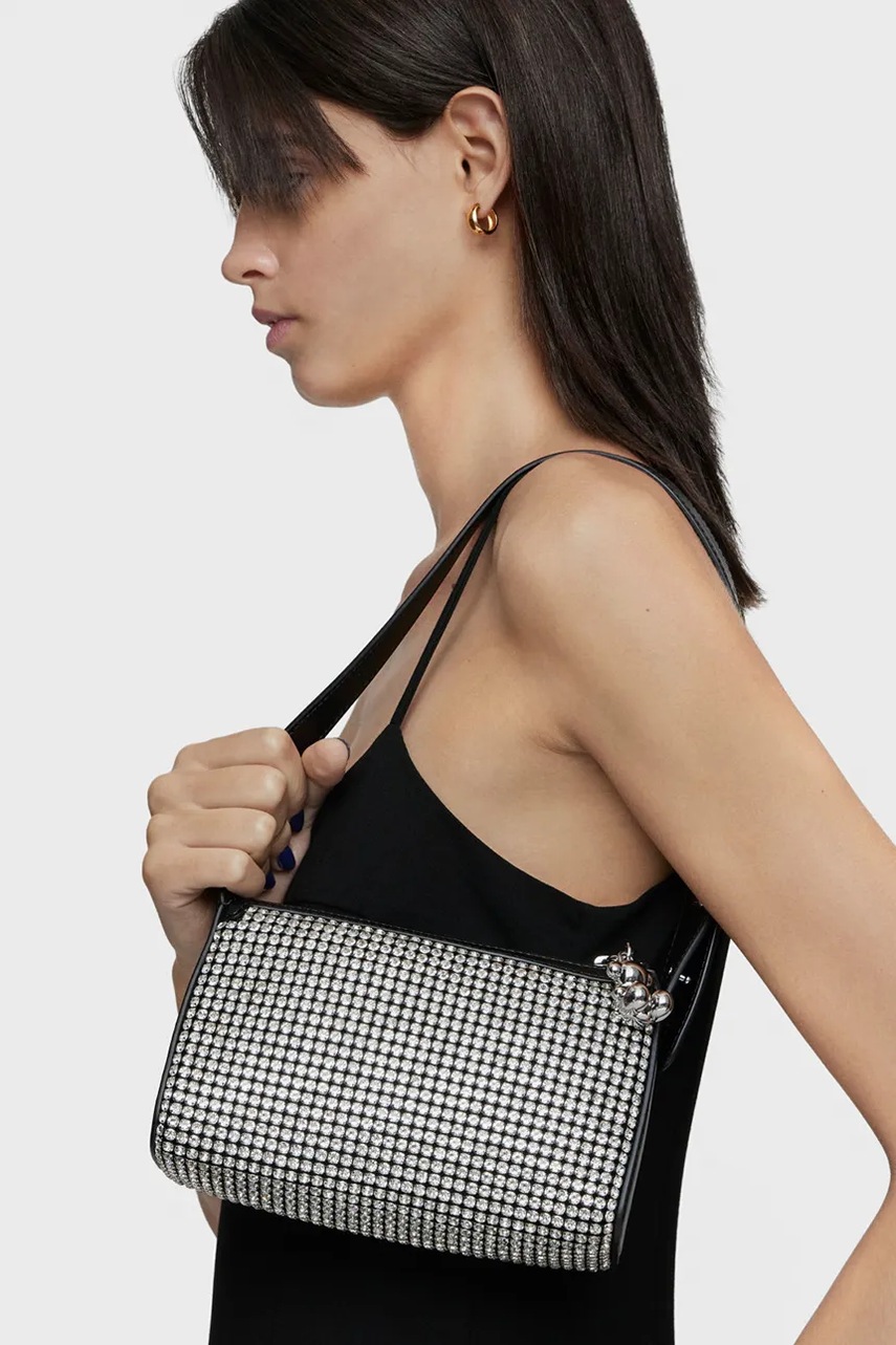 Τσάντα Tous χρώμα: ασημί, 2002019255 φωτογραφία