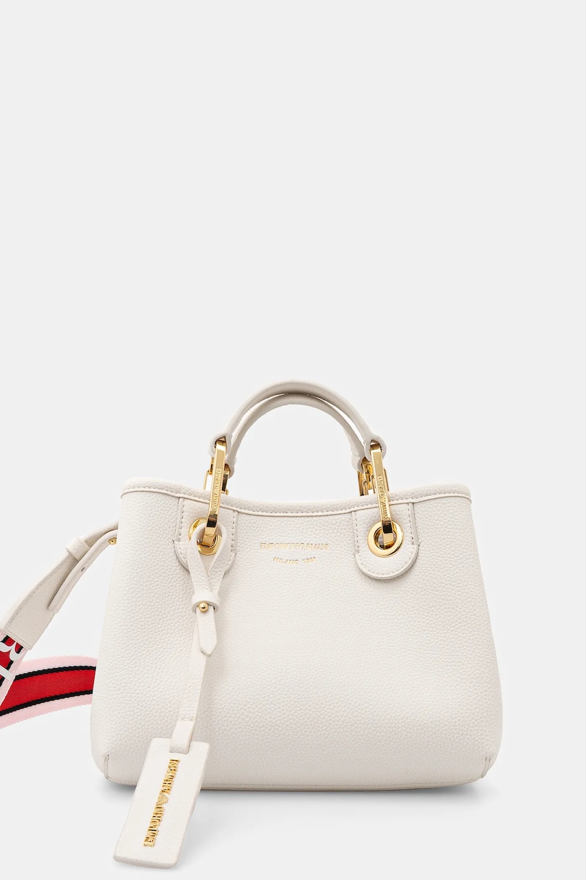 Emporio Armani poseta culoarea bej, EW000382 AF12103