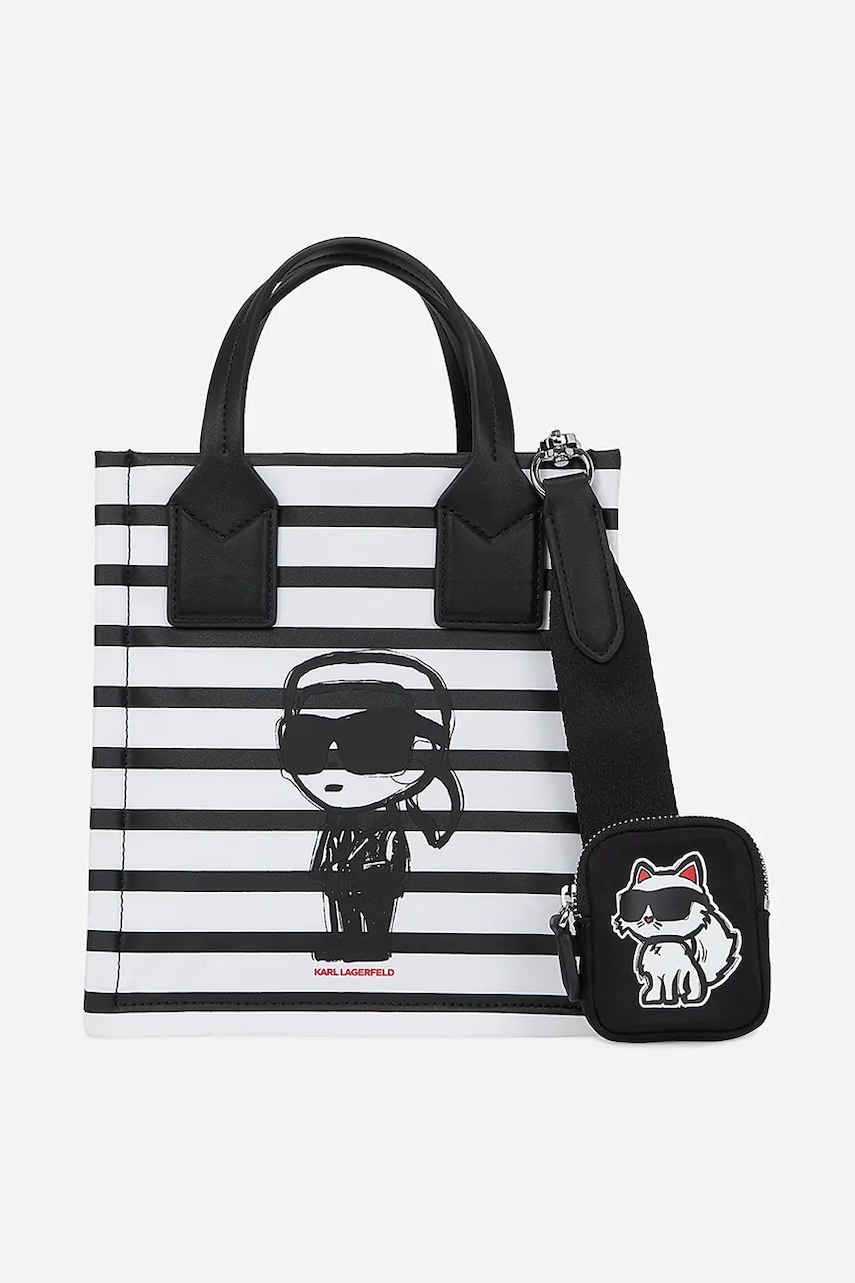 Karl Lagerfeld poseta culoarea negru, A2W30181 Karl Lagerfeld poseta culoarea negru, A2W30181