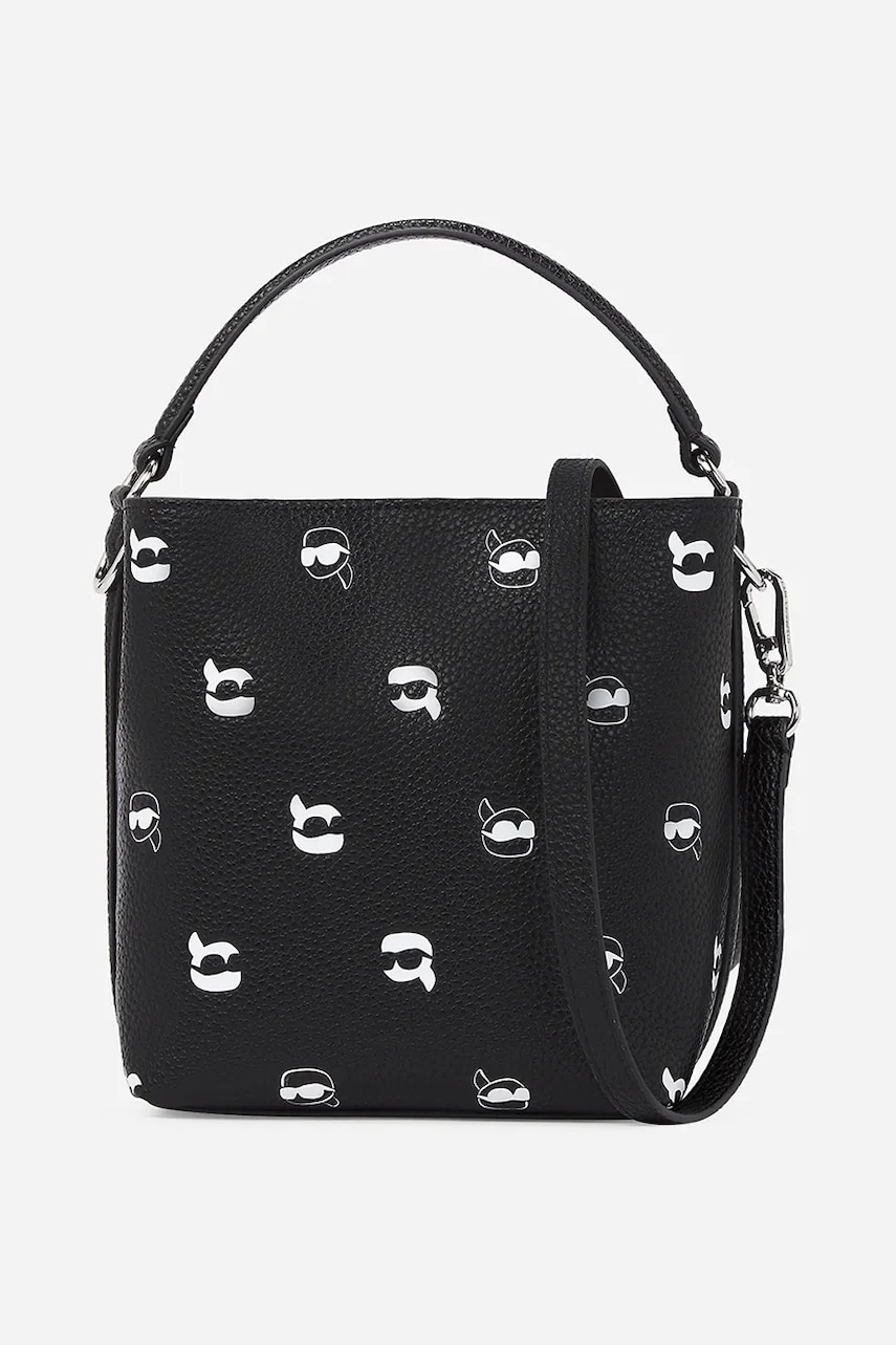 Karl Lagerfeld poseta culoarea negru, A2W30205 Karl Lagerfeld poseta culoarea negru, A2W30205
