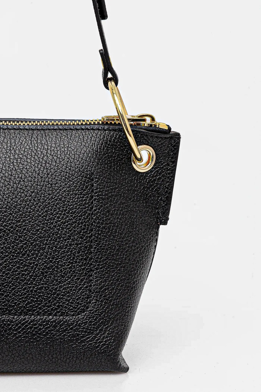 Δερμάτινη τσάντα Bimba Y Lola χρώμα: μαύρο, 242BBBJ1I.12000 φωτογραφία