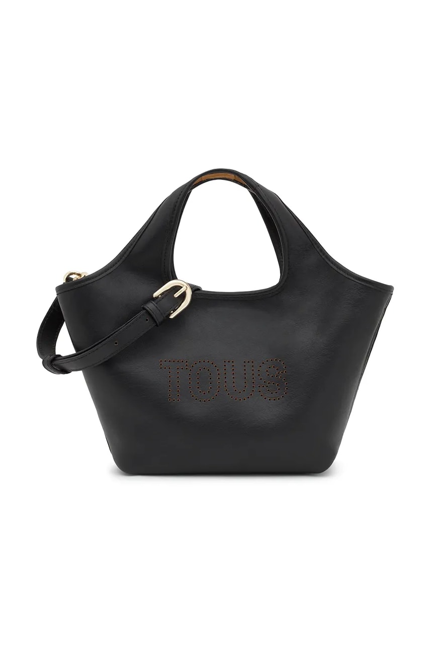 Tous geantă de piele LIRIO culoarea negru, 2002202051