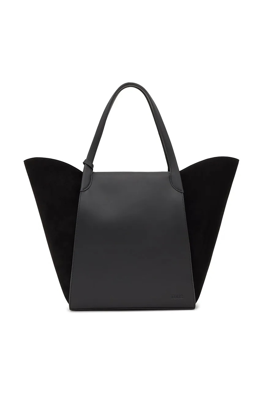 Tous geantă de piele TULIP culoarea negru, 2002301451