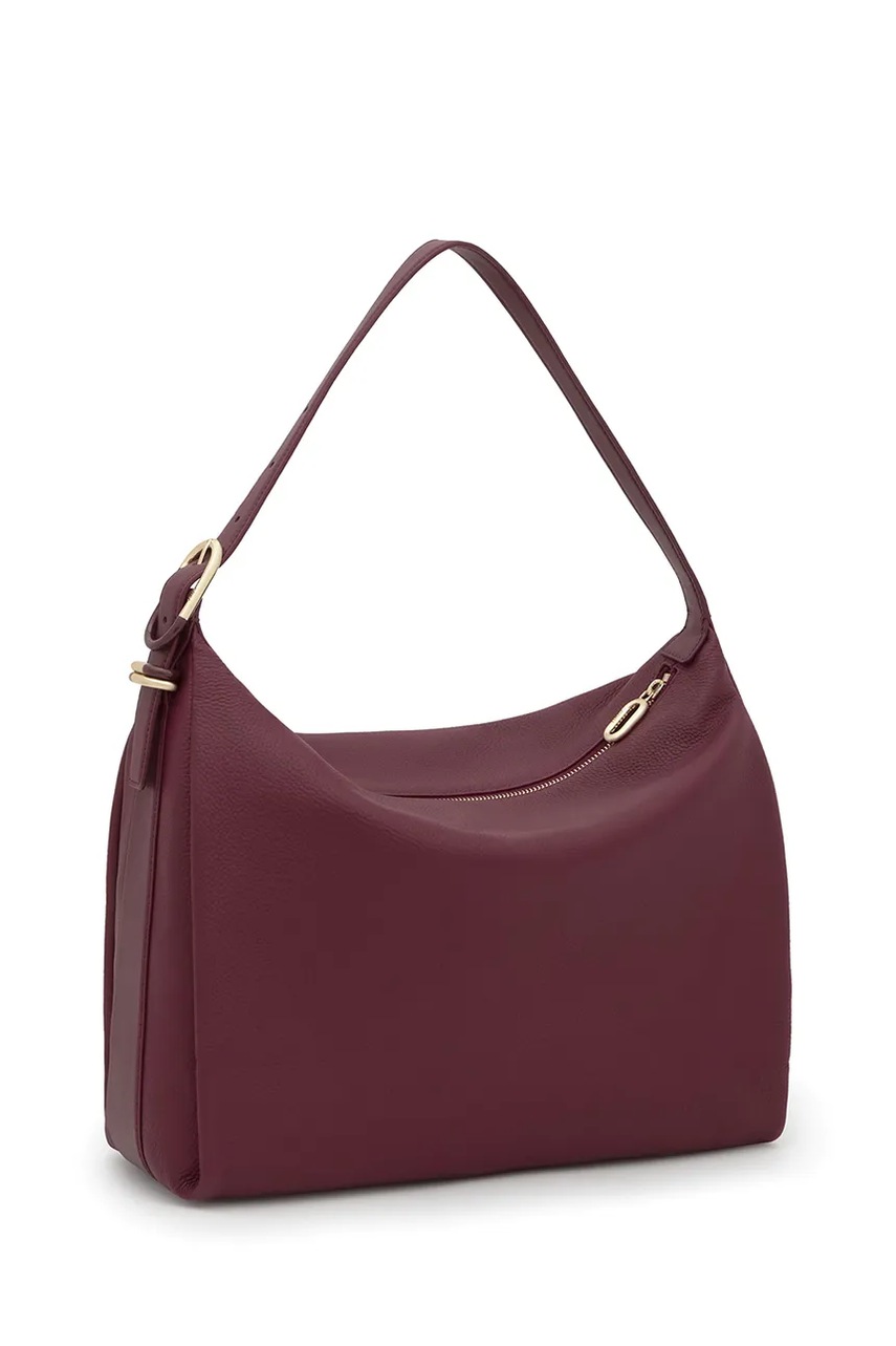 Tous poșetă de piele FOLD culoarea bordo, 2002308621