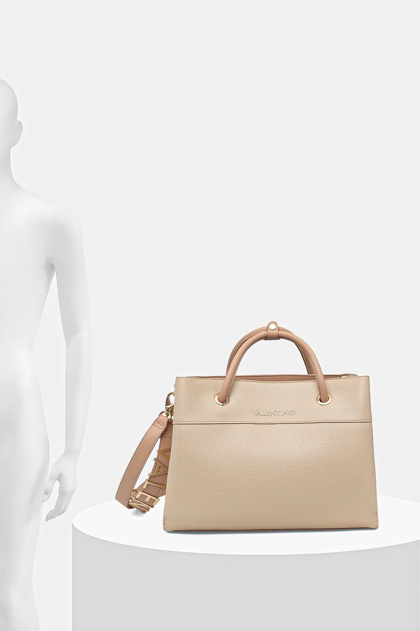 Τσάντα Valentino Bags χρώμα: μαύρο, VBS5A802 φωτογραφία