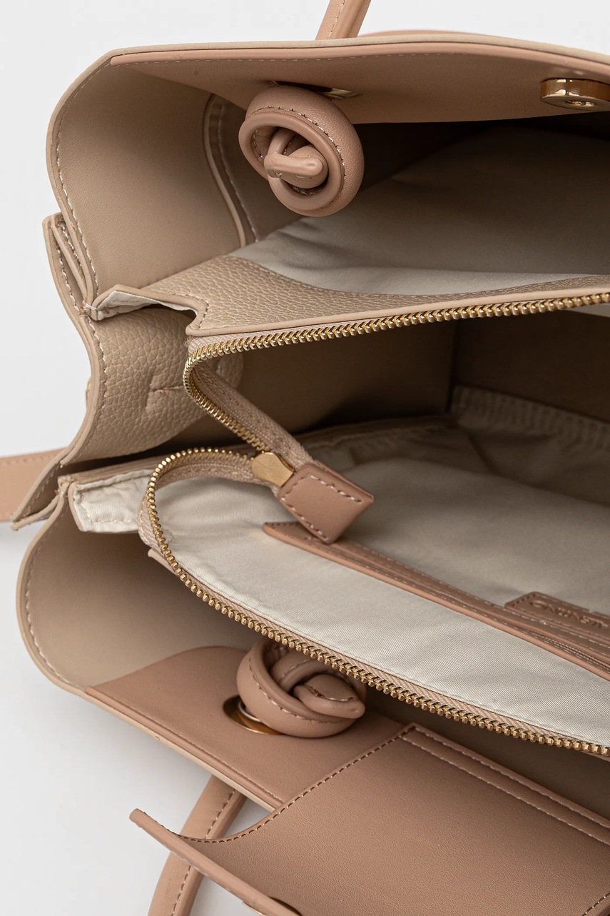 Τσάντα Valentino Bags χρώμα: μαύρο, VBS5A802 φωτογραφία