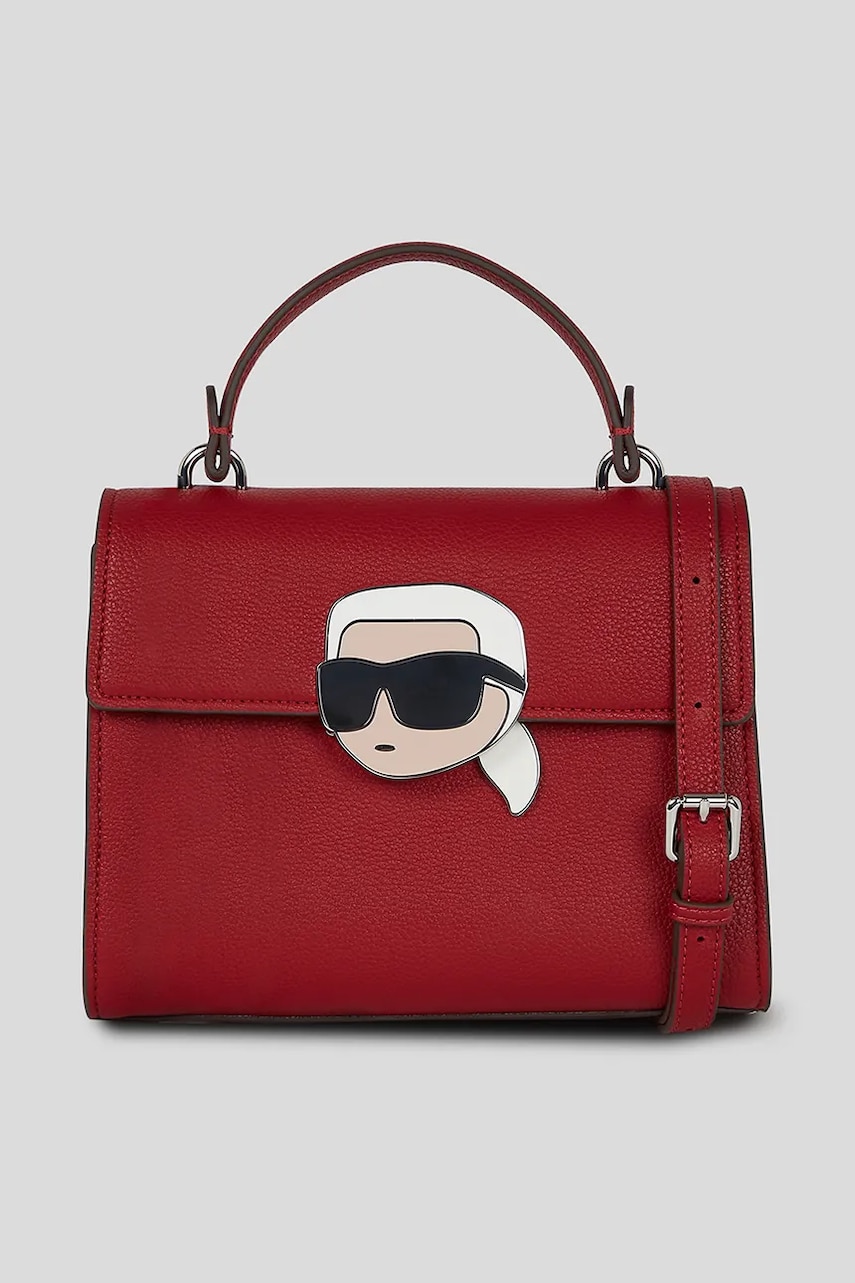 Levně Kabelka Karl Lagerfeld červená barva, A3W30325